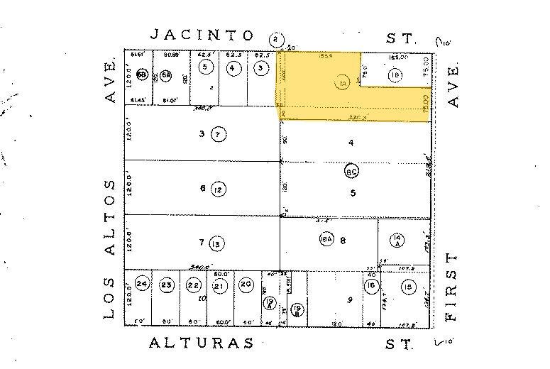 2567-2579 N 1st Ave, Tucson, AZ à louer - Plan cadastral – Image 2 sur 11
