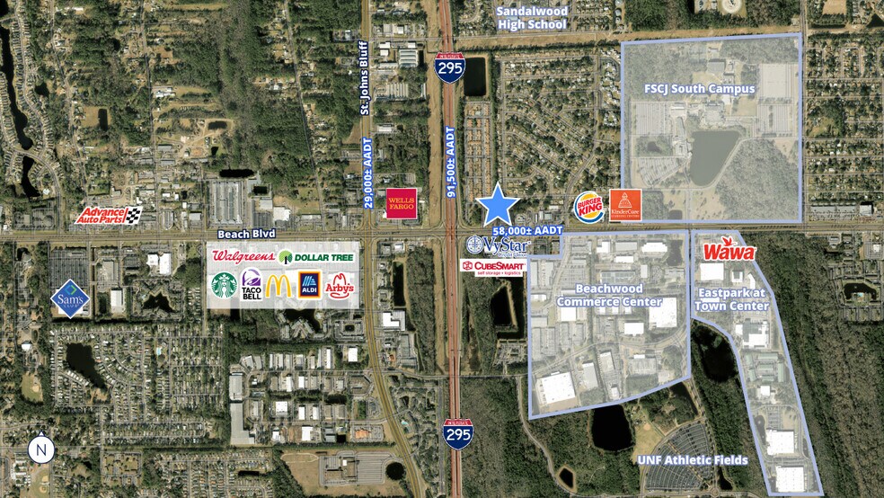 11571 Beach Blvd, Jacksonville, FL à louer - Photo de l’immeuble – Image 3 sur 3