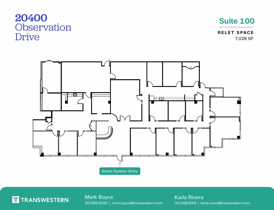 20400 Observation Dr, Germantown, MD à louer Plan d’étage– Image 1 sur 1