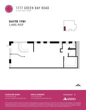 1729-1789 Green Bay Rd, Highland Park, IL à louer Plan d’étage– Image 1 sur 9