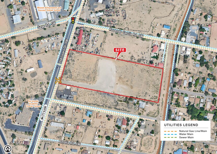 1325 Foothill Dr SW, Albuquerque, NM à vendre - Photo de l’immeuble – Image 2 sur 3