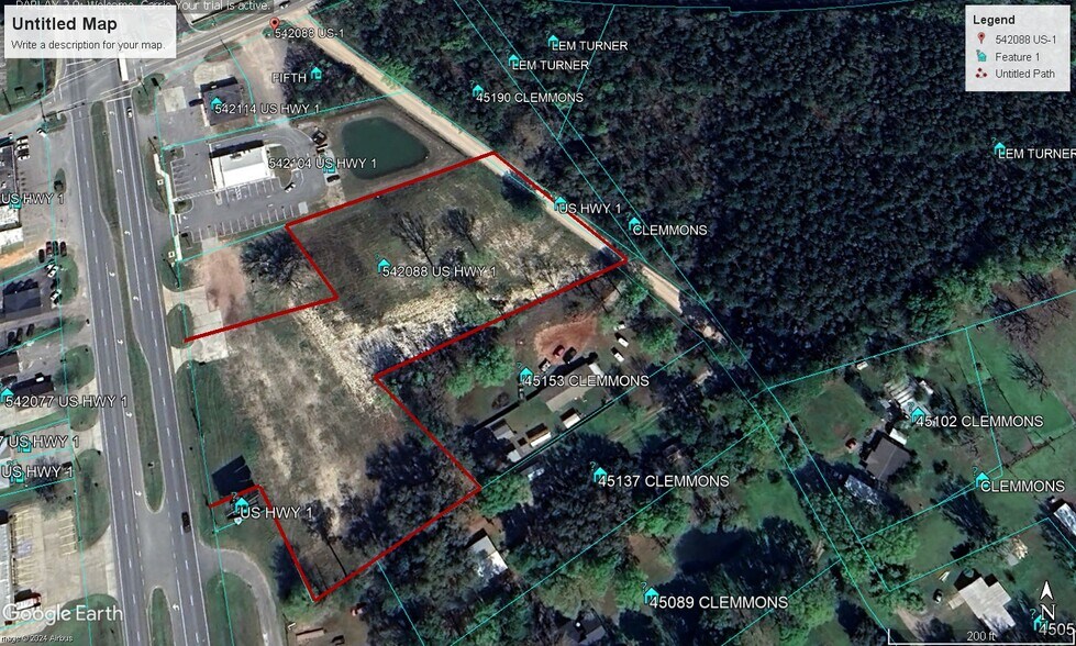 542088 US-1, Callahan, FL à vendre - Aérien – Image 2 sur 3