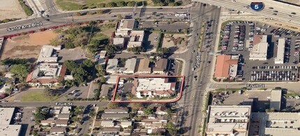 902 N Grand Ave, Santa Ana, CA - Vue aérienne vue de carte