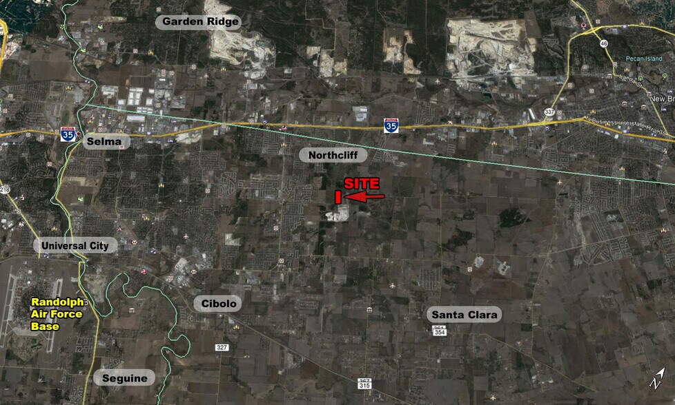 5711 Green Valley Rd, Cibolo, TX à vendre - Aérien – Image 2 sur 4