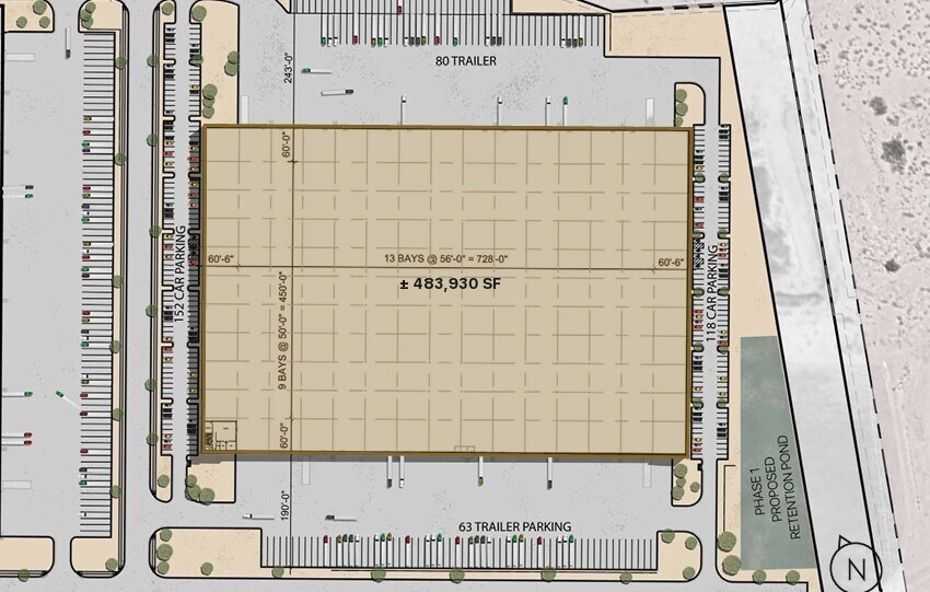 SEQ I-10 & 375 Loop, El Paso, TX à louer Plan de site– Image 1 sur 1