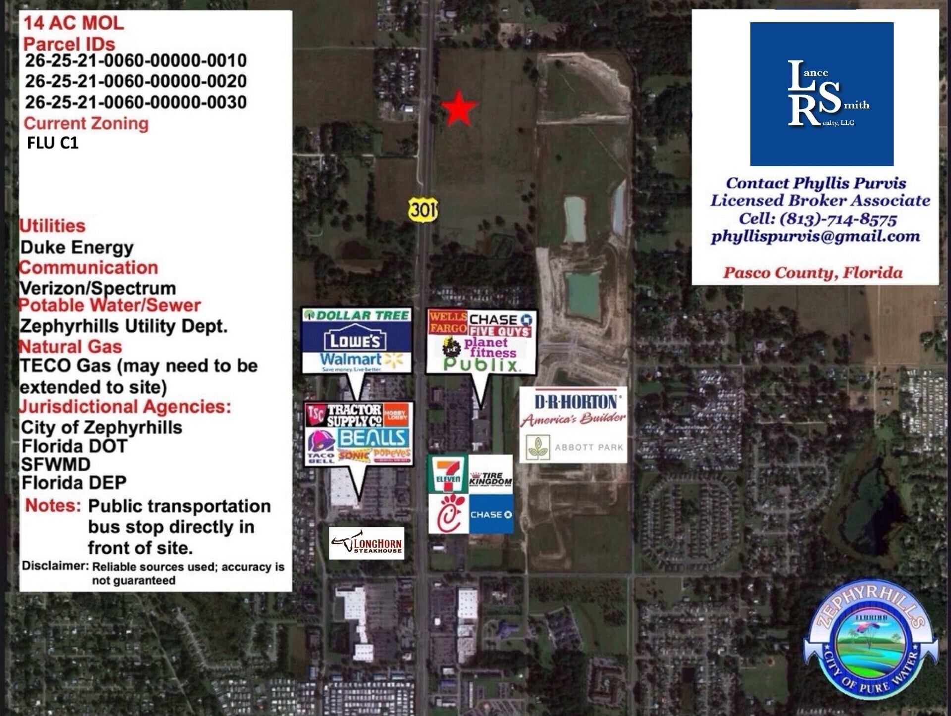 Highway 301 Parcels Zephyrhills FL portefeuille de 3 biens à vendre sur LoopNet.fr Photo de l’immeuble– Image 1 sur 7