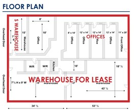112 S Country Club Dr, Mesa, AZ à louer Plan d’étage– Image 1 sur 1
