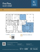 11790 Sunrise Valley Dr, Reston, VA à louer Plan d’étage– Image 1 sur 7