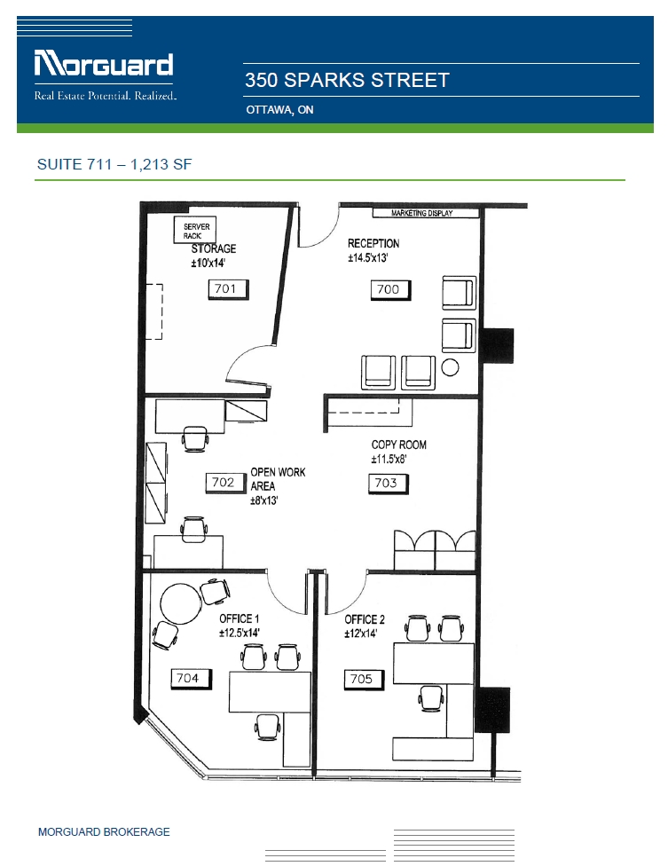 350 Sparks St, Ottawa, ON à louer Plan d’étage– Image 1 sur 1