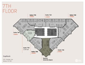 6903 Rockledge Dr, Bethesda, MD à louer Plan d’étage– Image 1 sur 12