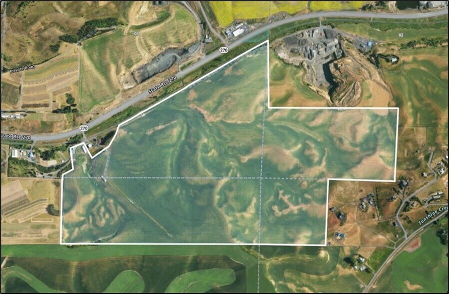 385± Acres 270 Hwy, Pullman, WA à vendre - Plan de site – Image 2 sur 5