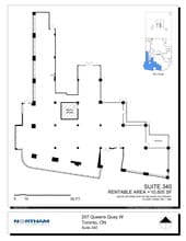 207 Queens Quay W, Toronto, ON à louer Plan de site– Image 1 sur 1