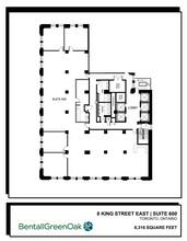 8 King St E, Toronto, ON à louer Plan d’étage– Image 1 sur 1