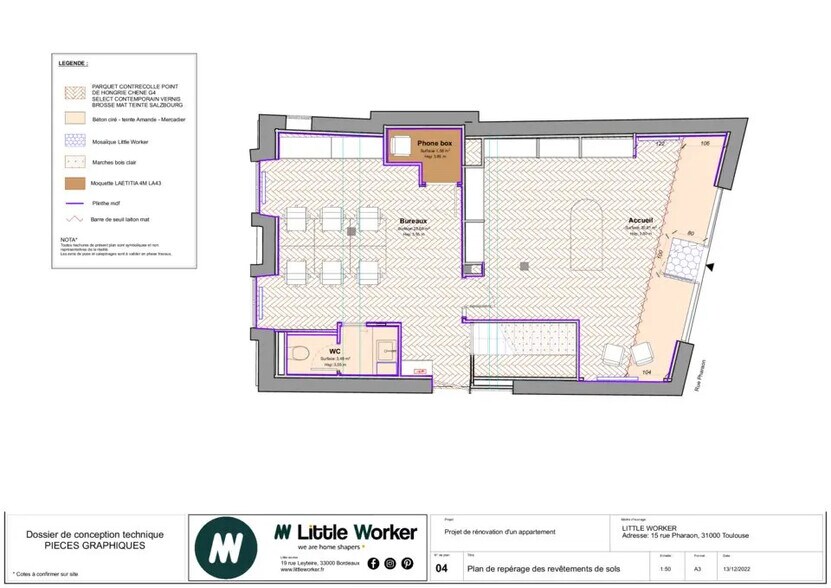 Local commercial dans Toulouse à louer - Plan d’étage – Image 2 sur 3