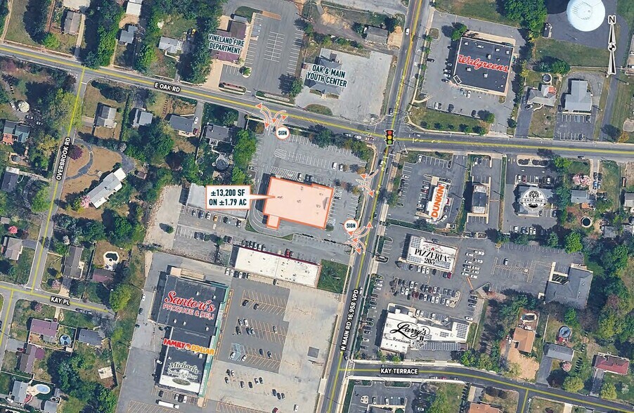 970 N Main Rd, Vineland, NJ à louer - Aérien – Image 2 sur 13