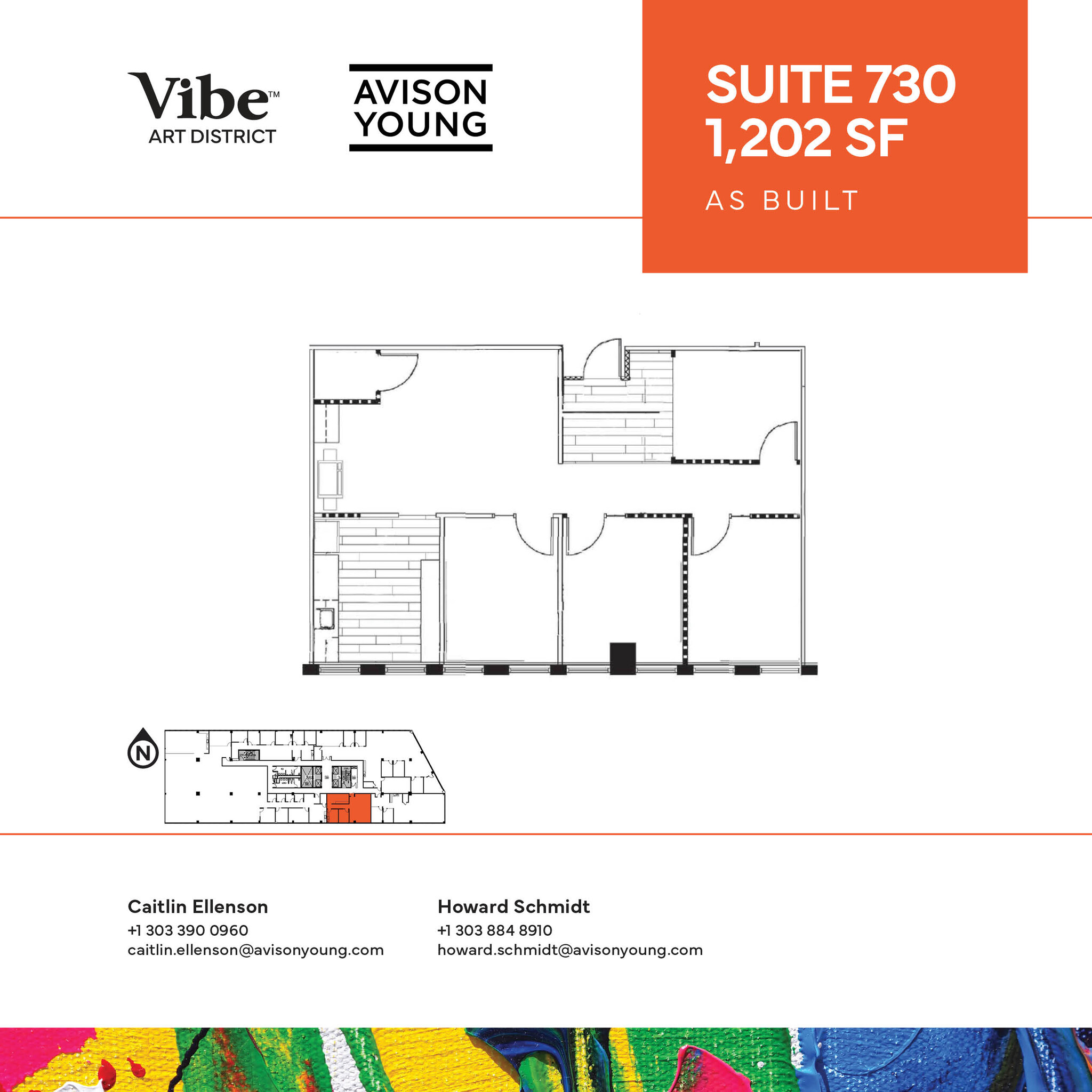1391 N Speer Blvd, Denver, CO à louer Plan d’étage– Image 1 sur 1