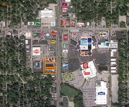 6100 N Keystone Ave, Indianapolis, IN - VUE AÉRIENNE  vue de carte