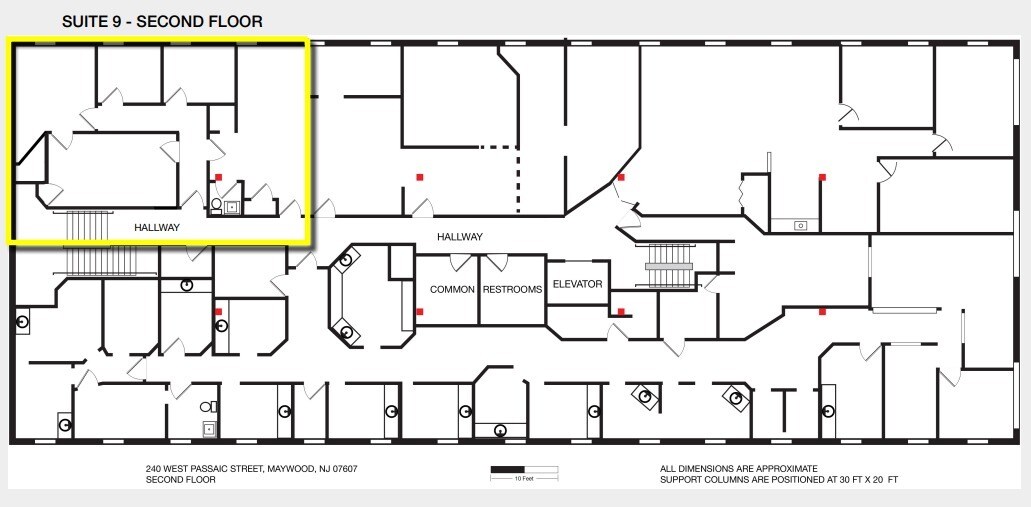 240 W Passaic St, Maywood, NJ à louer Plan d’étage– Image 1 sur 1