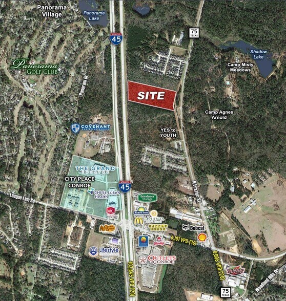 I-45 & N Frazier Rd, Conroe, TX à vendre - Photo principale – Image 1 sur 2
