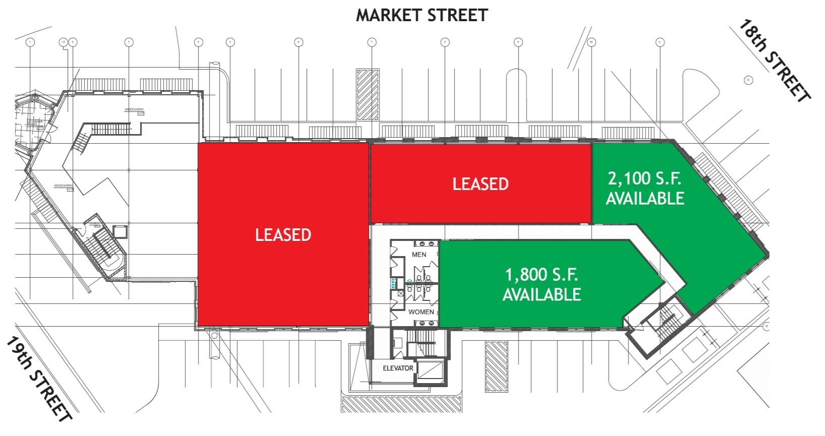 1801 Market St, Camp Hill, PA à louer Plan d’étage– Image 1 sur 11