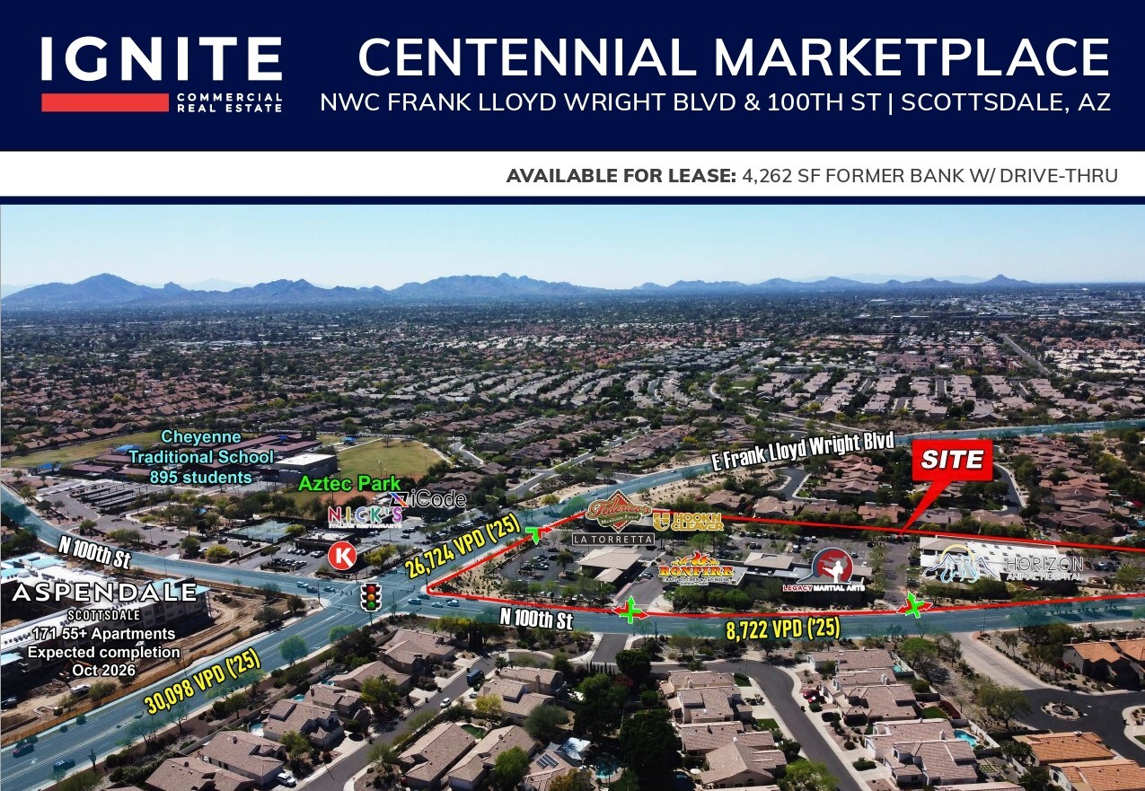 14144 N 100th St, Scottsdale, AZ à louer Aérien– Image 1 sur 9