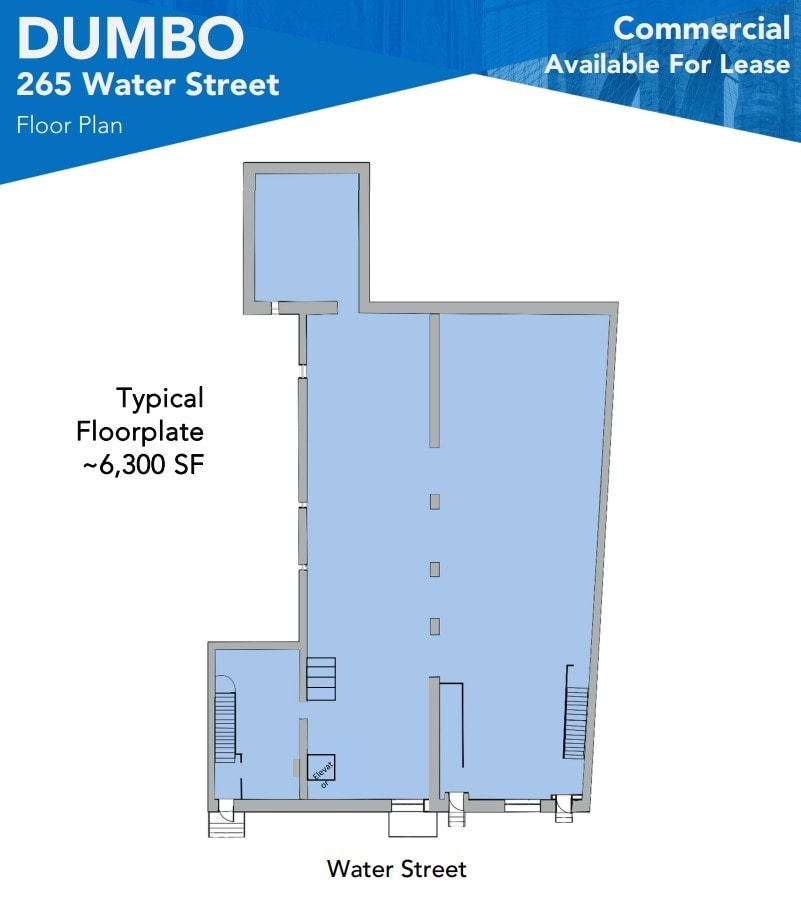 261-265 Water St, Brooklyn, NY à louer Plan d’étage– Image 1 sur 1