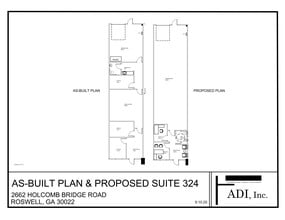 2660 Holcomb Bridge Rd, Roswell, GA à louer Plan de site– Image 1 sur 1