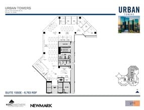222 W Las Colinas Blvd, Irving, TX à louer Plan d’étage– Image 1 sur 2