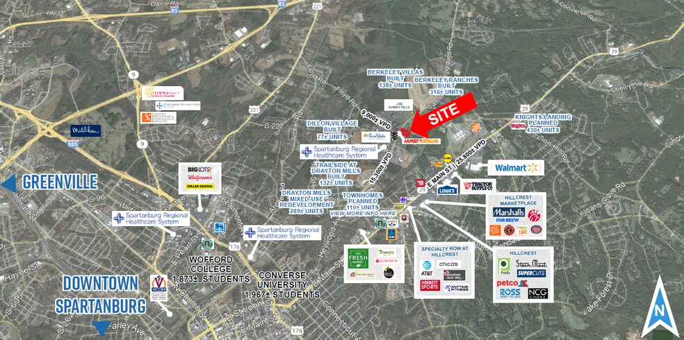 1841 Cannons Campground Rd, Spartanburg, SC à vendre - Photo de l’immeuble – Image 2 sur 3