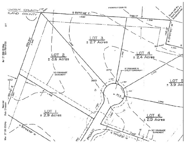Turkey Creek Rd, Oilville, VA à vendre - Plan cadastral – Image 2 sur 4