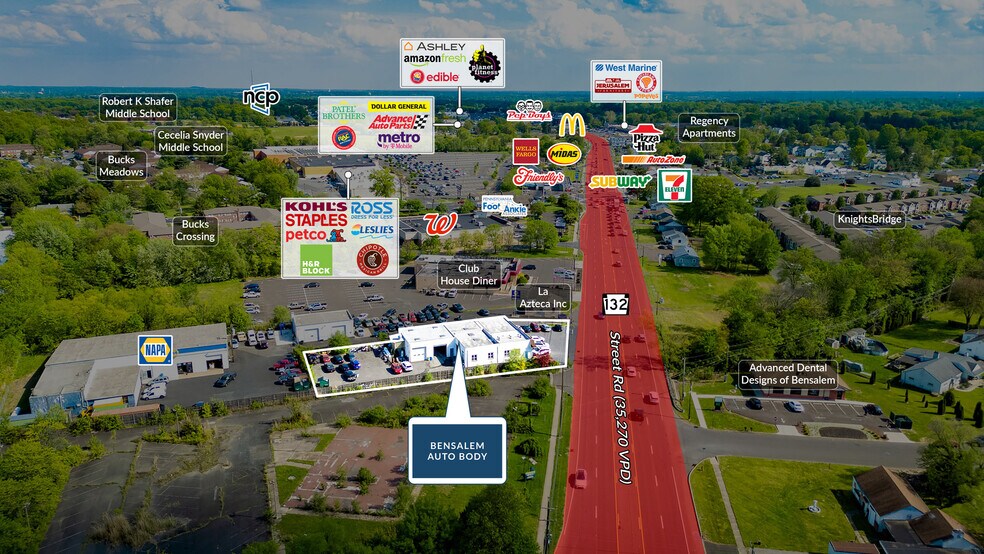 2531 Street Rd, Bensalem, PA à vendre - Photo de l’immeuble – Image 3 sur 7