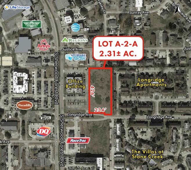 Longridge Ave, Baton Rouge, LA à louer - Aérien – Image 1 sur 2