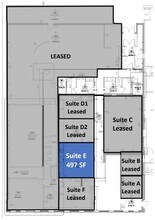 610 S Jennings Ave, Fort Worth, TX à louer Plan d’étage– Image 1 sur 1