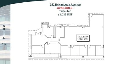 25240 Hancock Ave, Murrieta, CA à louer Plan d’étage– Image 2 sur 2