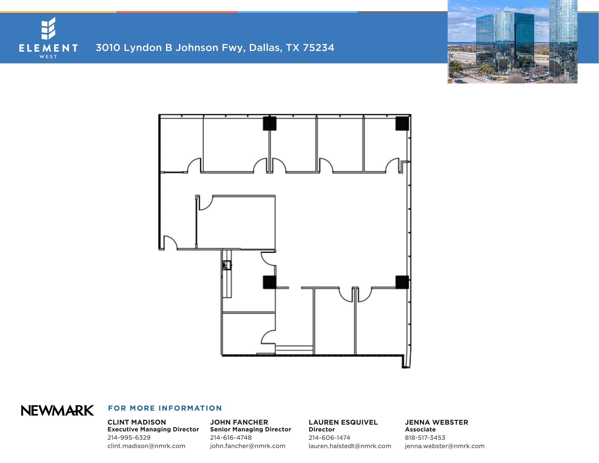 3010 Lyndon B Johnson Fwy, Dallas, TX à louer Plan de site– Image 1 sur 2