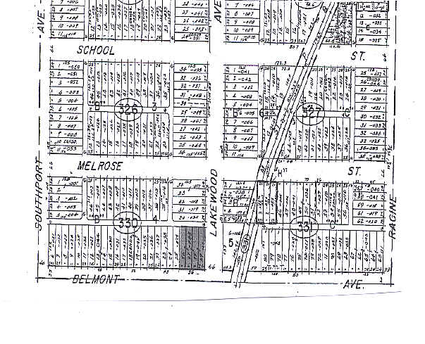 1300 W Belmont Ave, Chicago, IL à louer - Plan cadastral – Image 2 sur 8