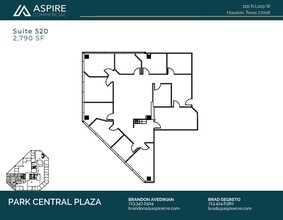 1111 N Loop W, Houston, TX à louer Plan d’étage– Image 1 sur 2