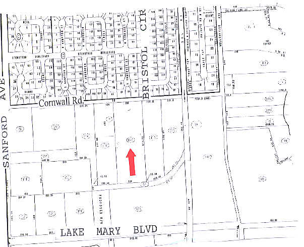 901-923 Cornwall Rd, Sanford, FL à louer - Plan cadastral – Image 2 sur 4