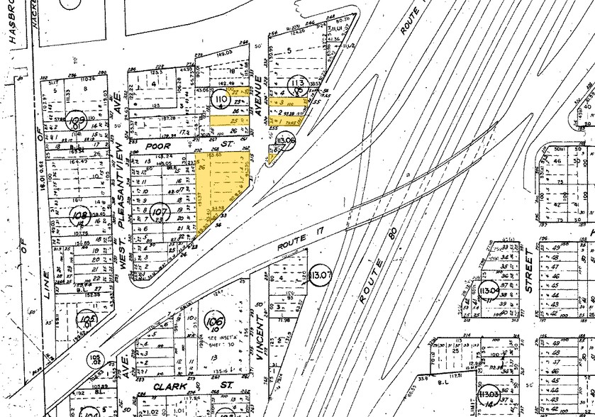 311 Vincent Ave, Hackensack, NJ à louer - Plan cadastral – Image 2 sur 3