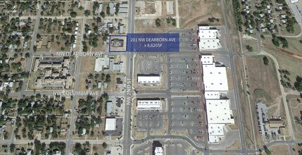201 NW Dearborn Ave, Lawton, OK - VUE AÉRIENNE  vue de carte