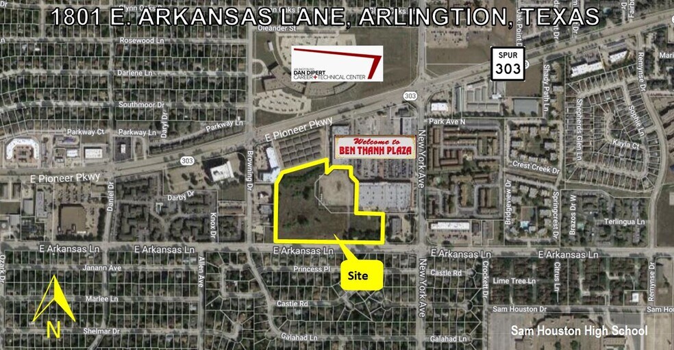 1801 E Arkansas Ln, Arlington, TX à vendre - Aérien – Image 1 sur 1