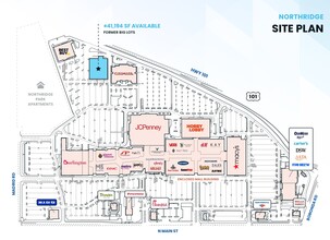 370 Northridge Shopping Ctr, Salinas, CA à louer Plan de site– Image 2 sur 2