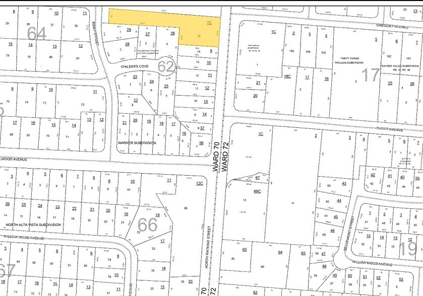 3257-3265 N Watkins St, Memphis, TN à vendre - Plan cadastral – Image 2 sur 3