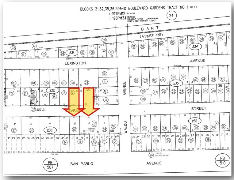 921 Kearney St, El Cerrito, CA à vendre - Plan cadastral – Image 2 sur 5