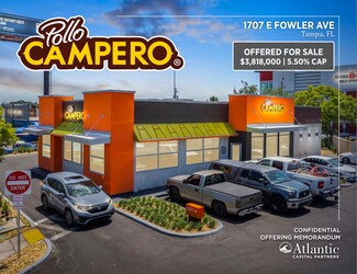 Plus de détails pour 1707 E Fowler Ave, Tampa, FL - Local commercial à vendre