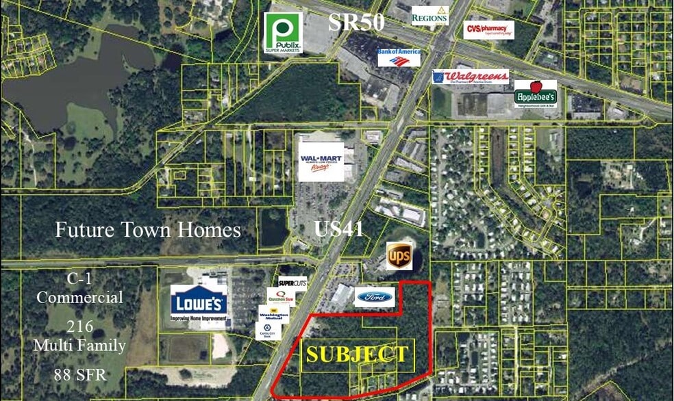 7154 Broad St, Brooksville, FL à vendre - Aérien – Image 1 sur 9
