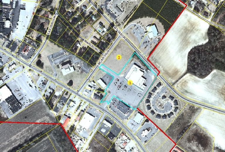 805 E 4th Ave, Red Springs, NC à louer - Plan cadastral – Image 3 sur 7
