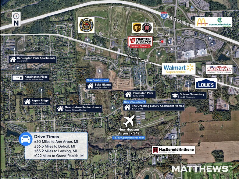 57184 Lyon Center Dr, New Hudson, MI à vendre - Photo de l’immeuble – Image 3 sur 6