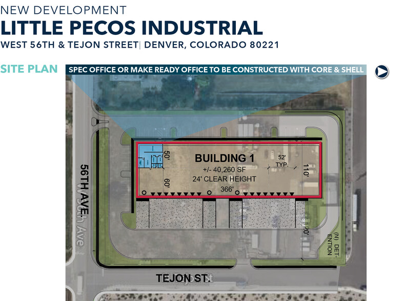 WEST 56TH & TEJON St, Denver, CO à louer - Plan de site – Image 2 sur 4