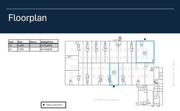 2661 Alvarado St, San Leandro, CA à louer Plan d’étage– Image 1 sur 1